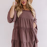 Grand Plans Midi In Royal Plum Curves Image - 1