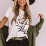 Let The Good Times Roll Boyfriend Tee In White Image - 1