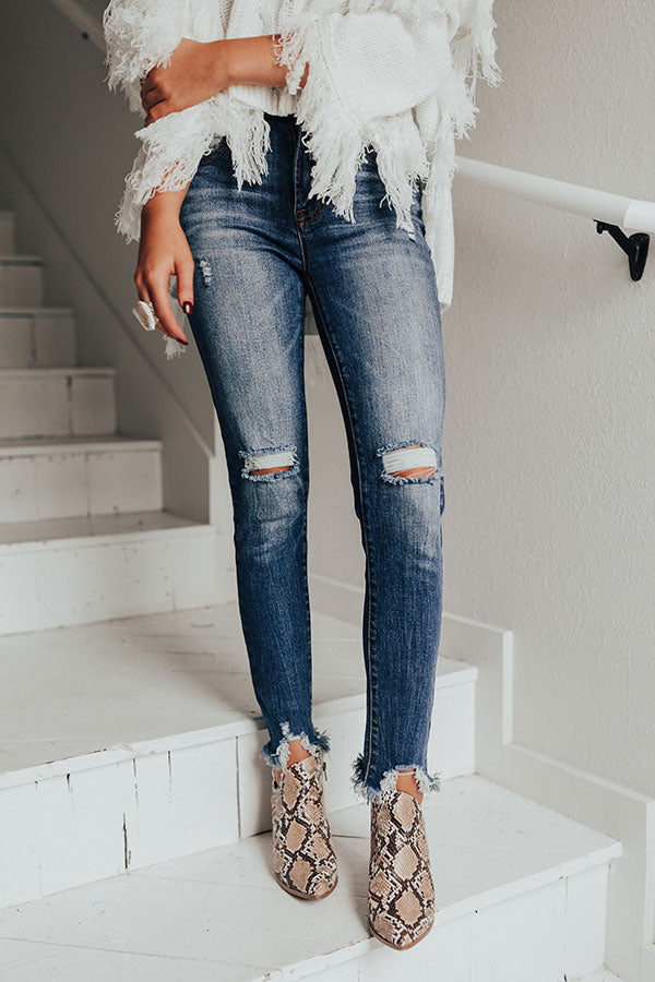 The Betsy Midrise Distressed Skinny • Impressions Online Boutique