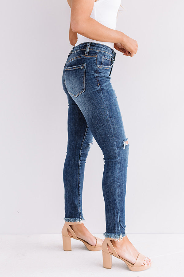 The Betsy Midrise Distressed Skinny Image - 3