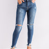 The Betsy Midrise Distressed Skinny Image - 1