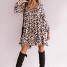 Cute And Cordial Leopard Babydoll Dress Image - 1
