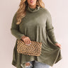 Favorite Season Of All Tunic Sweater In Olive Curves Image - 1
