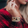 Bliss List Leopard Magnetic Bracelet Image - 1