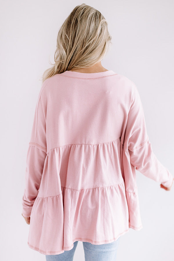 Tribeca Treasure Shift Top in Pink Image - 4