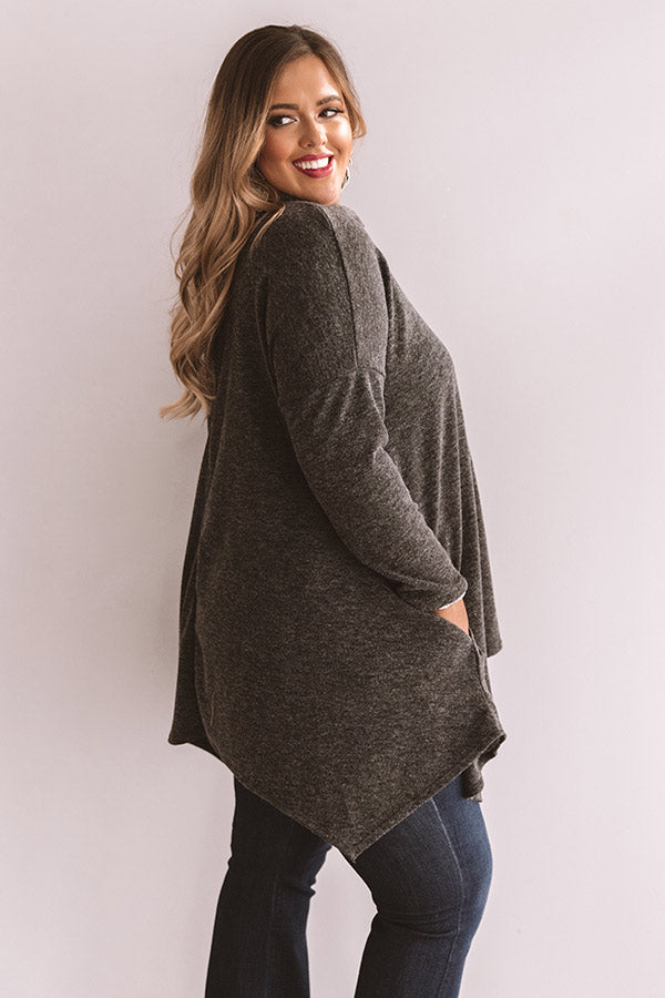 Favorite Season Of All Tunic Sweater In Black  Curves Image - 5