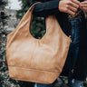 The Real Deal Faux Leather Tote In Tan Image - 1