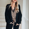 Bombshell Snuggles Knit Cardigan In Black Image - 1