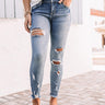 The Cassandra Midrise Ankle Skinny Image - 1