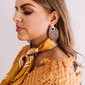 Cue The Music Snake Print Earrings Image - 1
