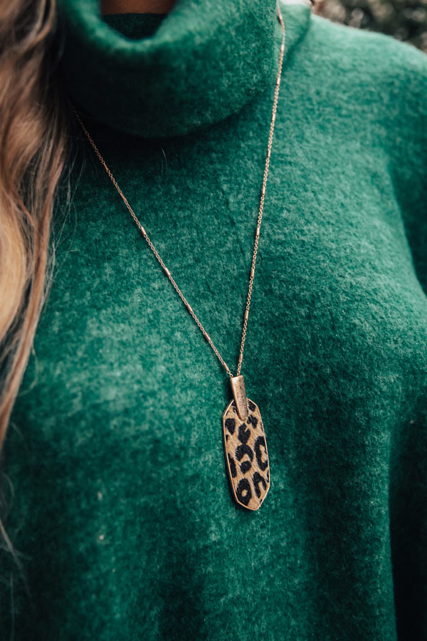 On Stage Leopard Necklace Image - 1