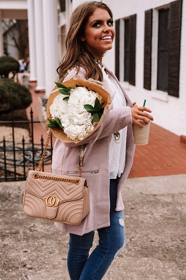 Snuggled In The City Lightweight Jacket In Lavender Image - 3