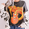 Rock N' Roll Distressed Boyfriend Tee Image - 1
