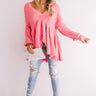 Believing In Magic Babydoll Sweater in Pink Image - 1