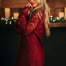 Notorious For Romance Lace Dress in Wine Image - 1