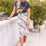 Valley Vibes Snake Print Midi Skirt Image - 1
