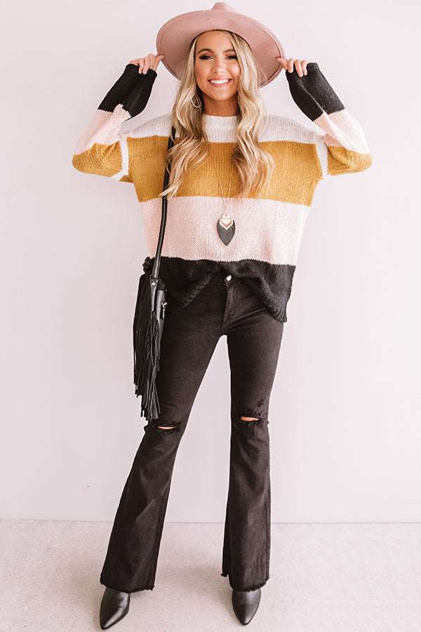 Cabin Crushes Stripe Knit Sweater Image - 2