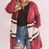 S'mores And Snuggles Cardigan In Berry Curves Image - 1