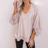 Laid Back Luxury Shimmer Shift Top Image - 1
