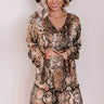 Ultimate Evening Snake Print Shift Dress Image - 1