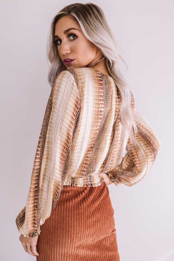 Luxe And Luminous Shimmer Shift Top Image - 5