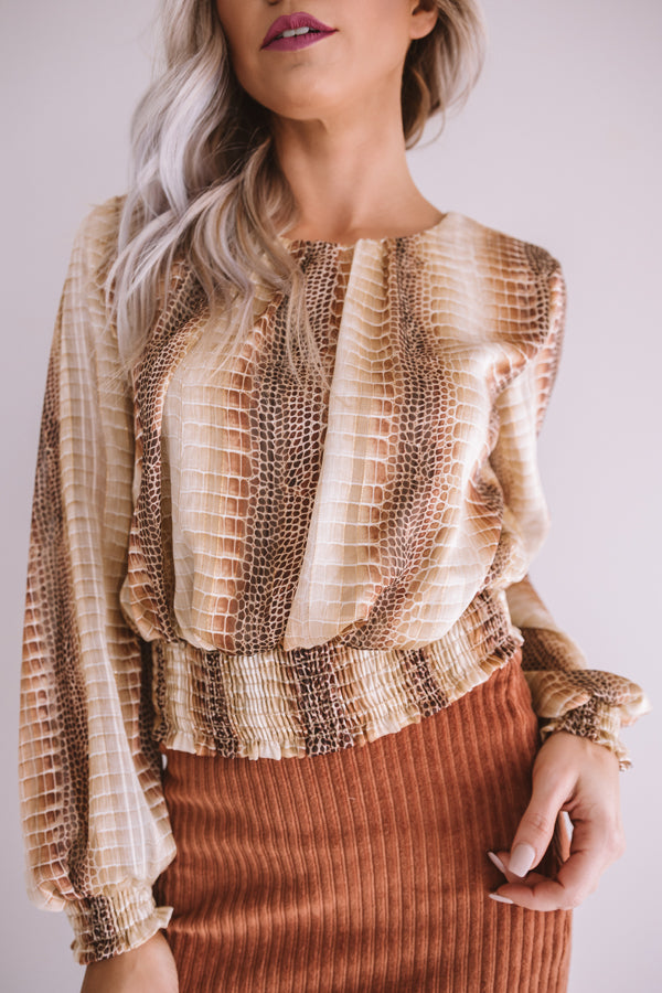 Luxe And Luminous Shimmer Shift Top Image - 3