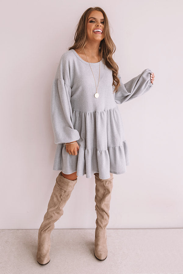 Close To My Heart Shift Dress In Airy Blue • Impressions Online Boutique