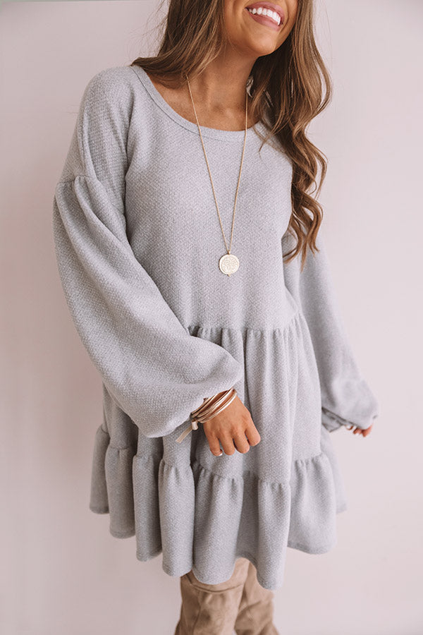 Close To My Heart Shift Dress In Airy Blue • Impressions Online Boutique