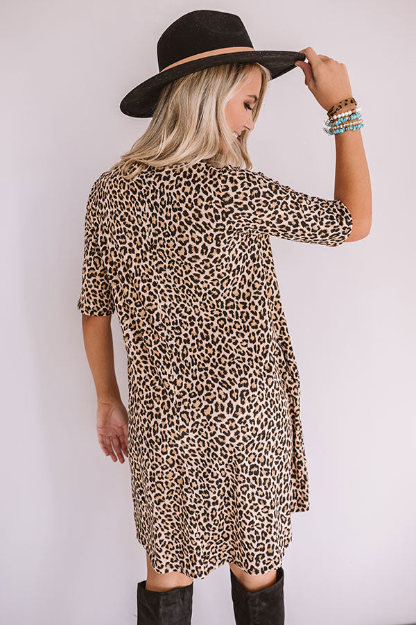 Brooklyn Belle Leopard Shift Dress Image - 2