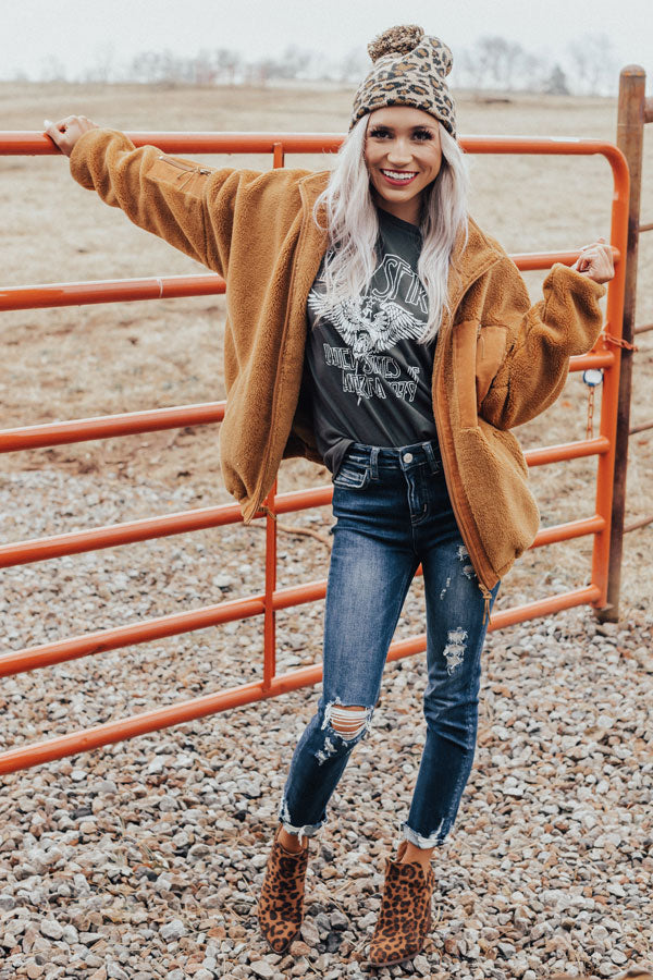 Free Spirit Shift Tee in Vintage Black Image - 1