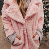 Below Zero Plush Coat In Pink Image - 1