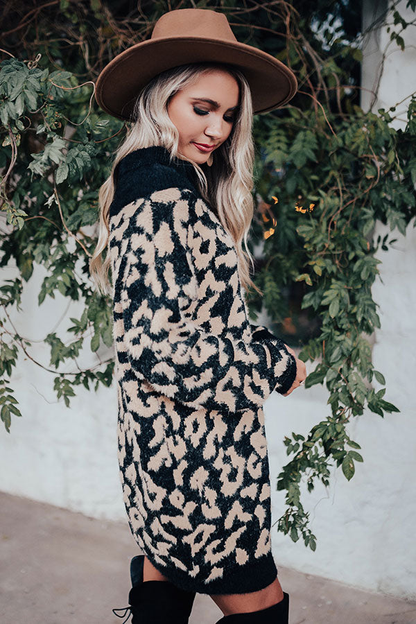 Melting Hearts Leopard Tunic Sweater • Impressions Online Boutique