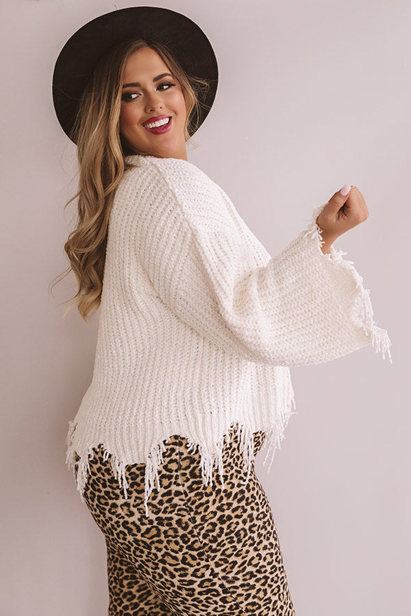 The Softest Of Them All Chenille Sweater  Curves Image - 5