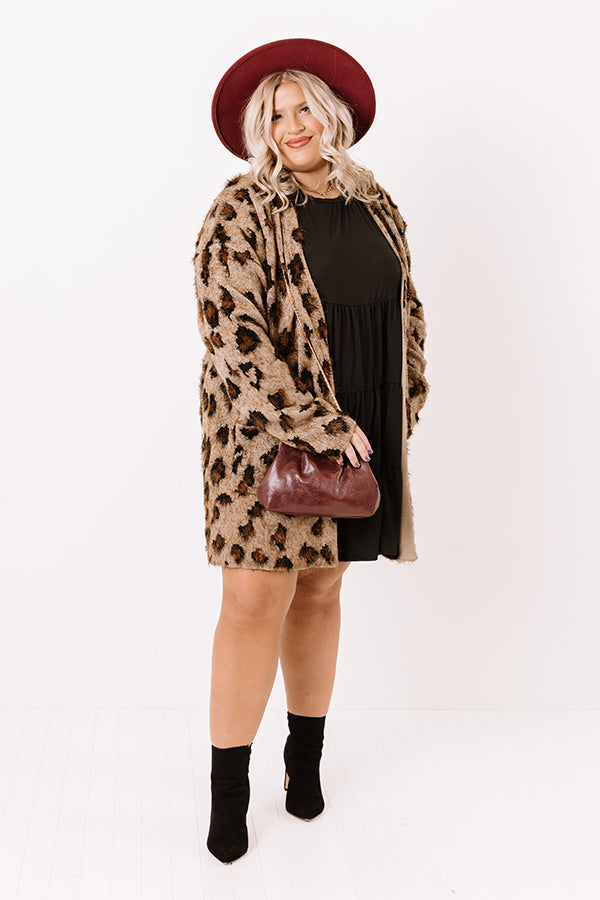 Spotted Perfection Leopard Cardigan Curves Image - 1
