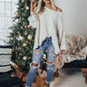 Autumn Bliss Knit Sweater In Cream Image - 1