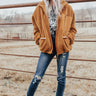 Slip Into Winter Jacket In Camel Image - 1