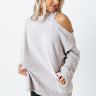 Champagne in Aspen Chenille Sweater in Birch Image - 1