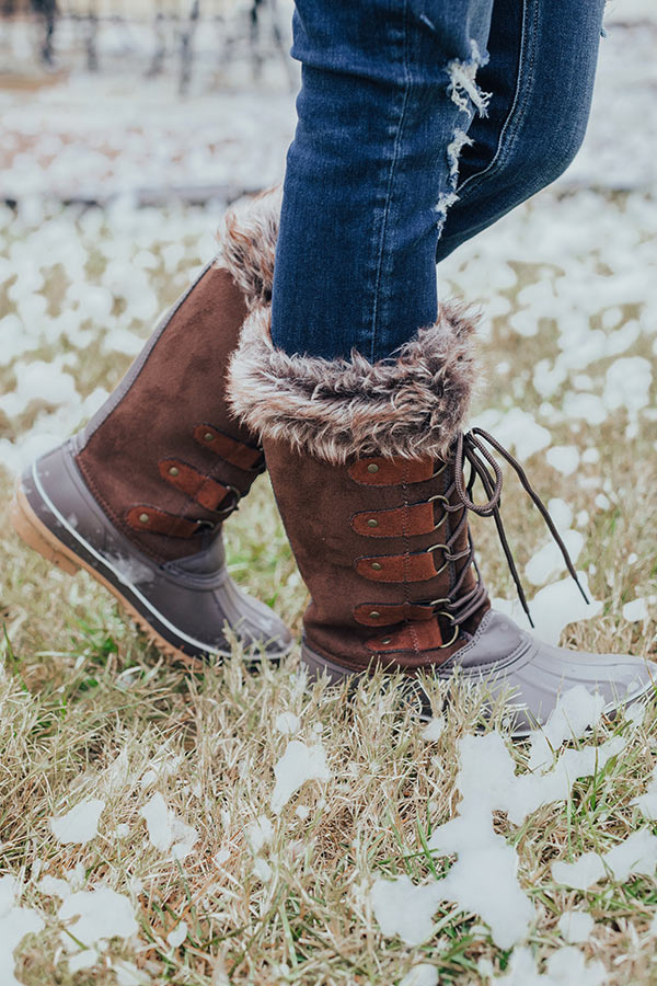 Snowfall Fabulous Boot In Brown • Impressions Online Boutique