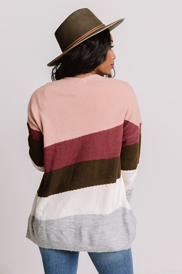 True To You Stripe Cardigan Image - 5