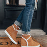 The Bryant Faux Suede Bootie In Camel Image - 1