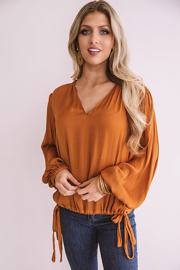 Sunrise Champagne Shift Top Image - 1