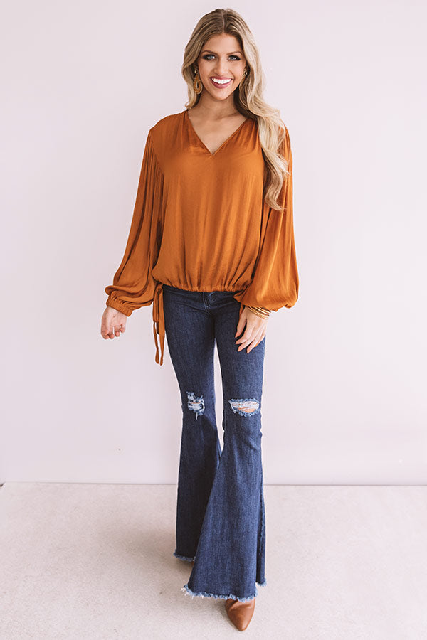 Sunrise Champagne Shift Top Image - 2