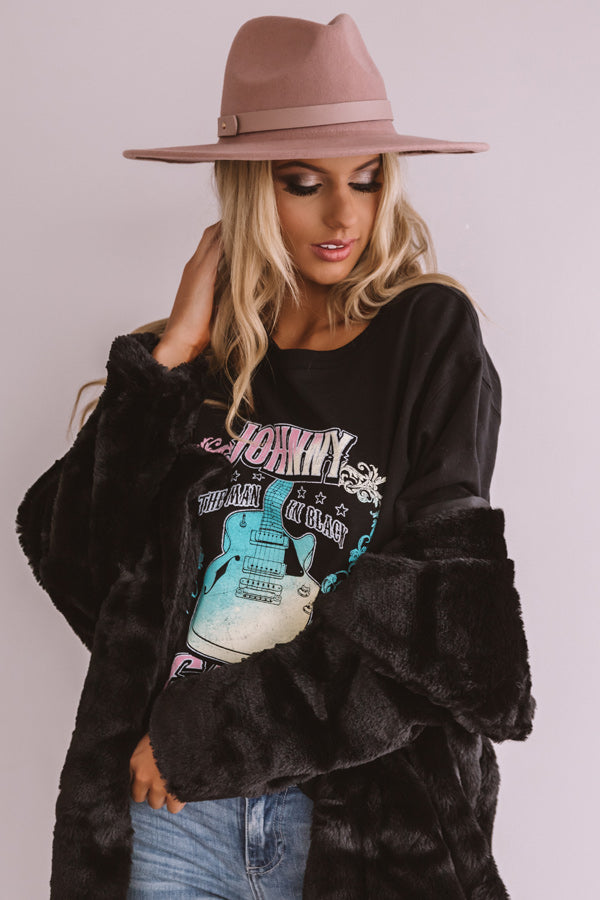 The Johnny Shift Tee In Black Image - 4