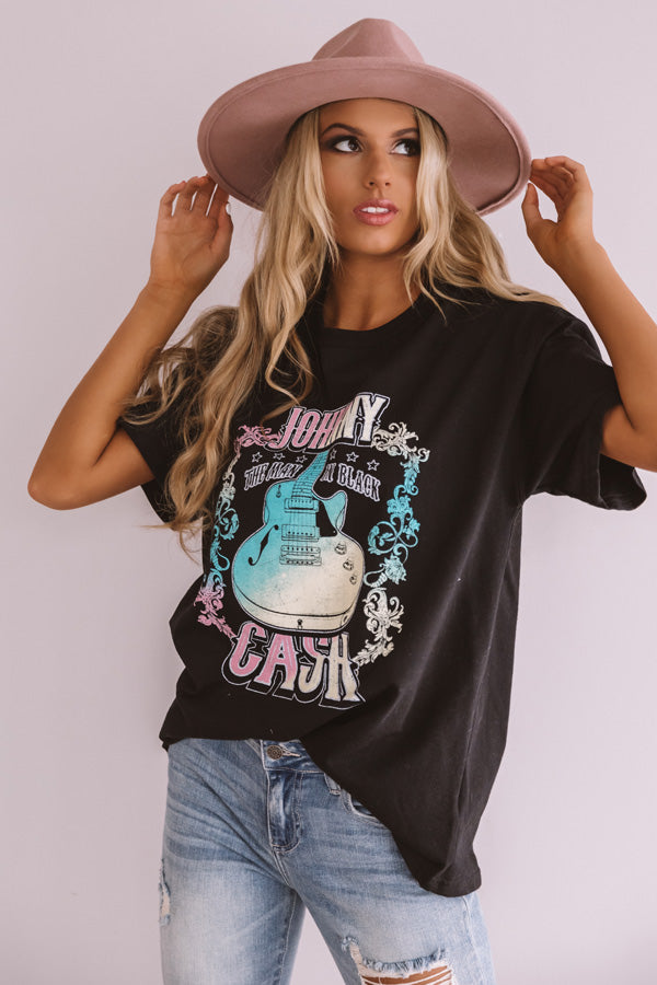 The Johnny Shift Tee In Black Image - 2