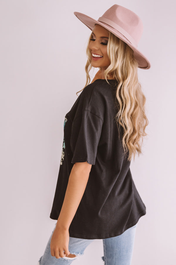 The Johnny Shift Tee In Black Image - 5