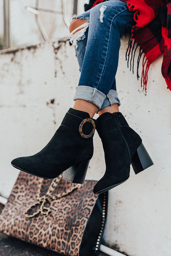The Kelly Faux Suede Bootie Image - 1