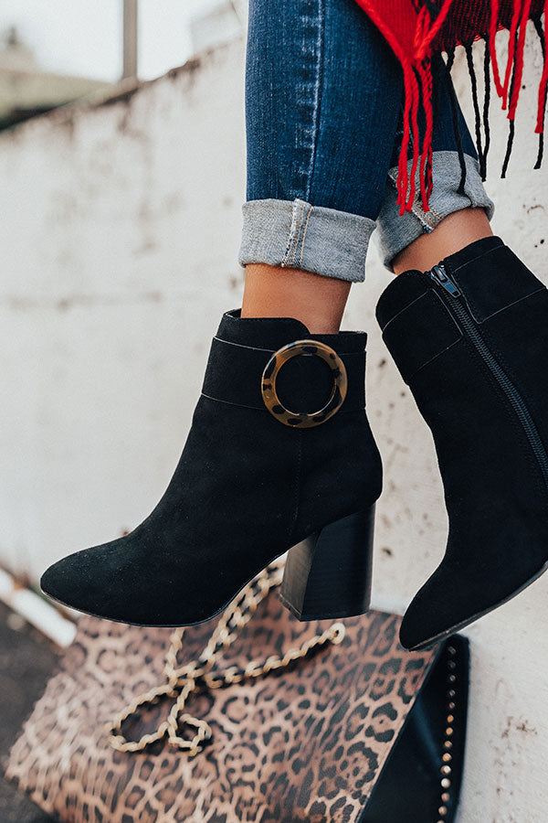 The Kelly Faux Suede Bootie Image - 2