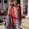 London Snowfall Leopard Scarf Image - 1