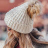 Fa-La-La Fabulous Faux Fur Pom Beanie In Ivory Image - 1