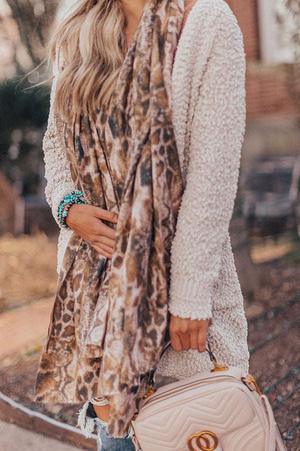 On The Rise Snake Print Scarf Image - 1